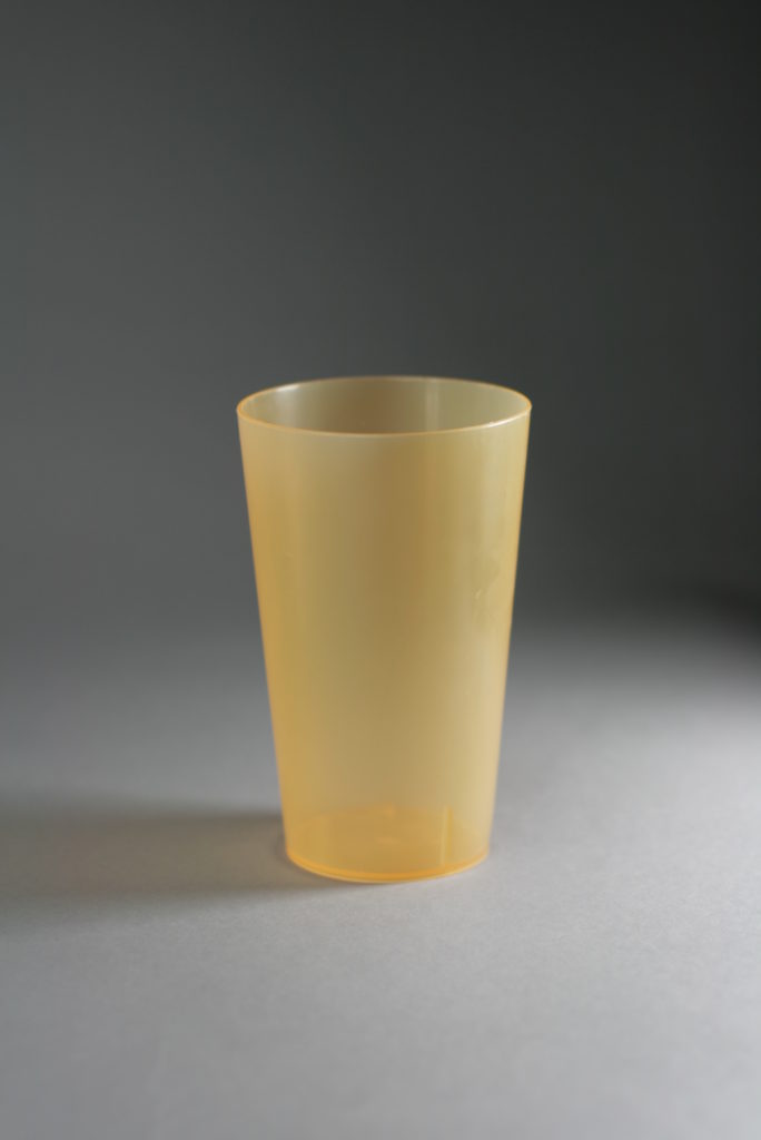 Gobelets réutilisables "Orange Translucide" 33 cl